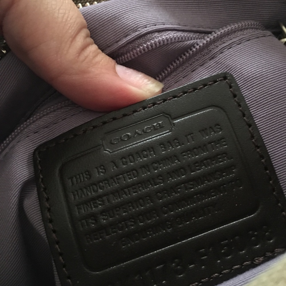 Brand new never used brown coach purse